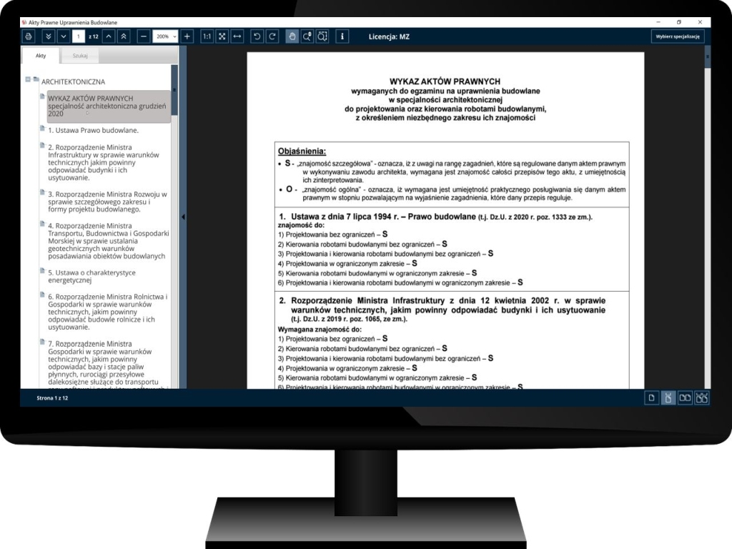 Uprawnienia Budowlane Akty Prawne Komputer 15